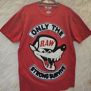 RAW t-shirt embroidered large
